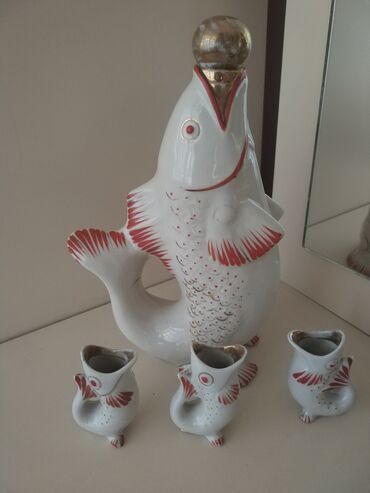 qab qaşiq: Декандер, 1990 год, Фарфор, СССР