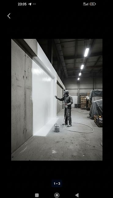 Покраска: Покраска стен и потолков — профессиональное нанесение краски — 2