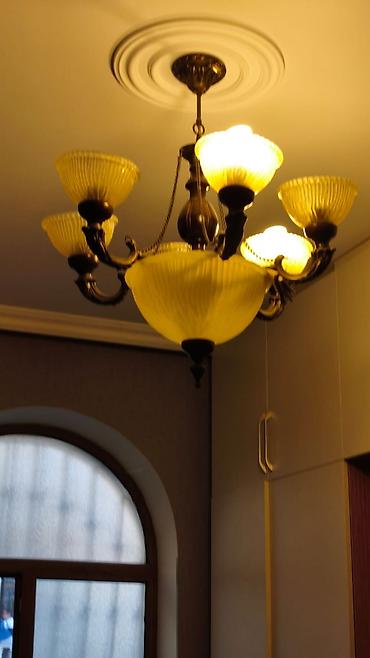 bra isiqlar: Çılçıraq, 3 lampa, Şüşə — 2