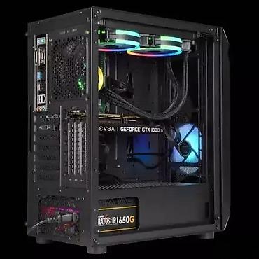 dvi kabel: Gejming računar – tempered glass kućište sa RGB osvetljenjem - — 1