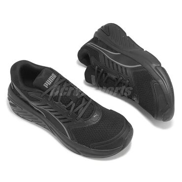 BYD: PUMA qara idman ayaqqabısı - Model: mesh üst hissəli, bağcqlı - Rəng