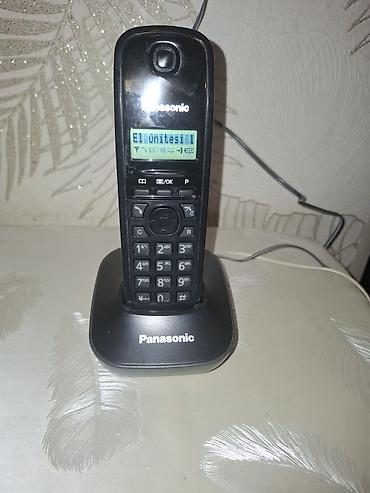 Stasionar telefonlar: Panasonic simsiz ev telefonu və bazası Xüsusiyyətlər: - DECT simsiz — 1