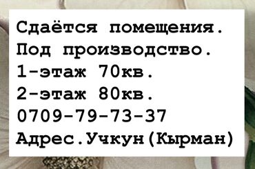 помещение под кондитерский цех: Сдаётся помещение.
1-этаж 70кв.
2-этаж 80кв