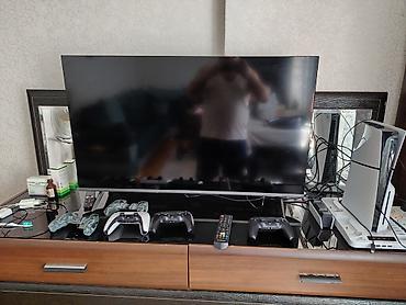 PS5 (Sony PlayStation 5): Tam Hazır Set! PS5 Slim + 3 Pult + Oyunlar + 109 sm TV"+soyuducu+pult -da lalafo.az — 4 PS5 (Sony PlayStation 5): Tam Hazır Set! PS5 Slim + 3 Pult + Oyunlar + 109 sm TV"+soyuducu+pult — 4
