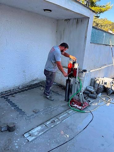 Beton işləri: Beton kəsmə və deşmə xidməti - Hilti DS-BG 80 divar mişarı və Hilti — 4