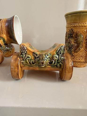 Fiqurlar: Fiqur, Keramika, rəng - Sarı — 8