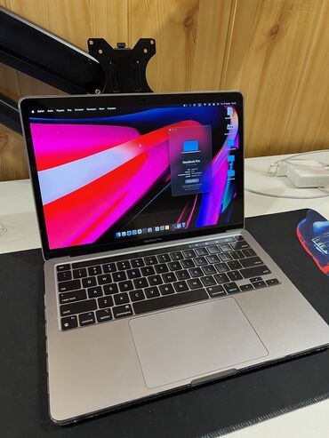 macbook pro 13 бу: Ноутбук, Apple, 8 ГБ ОЗУ, Apple M1 Pro, 13.3 ", Б/у, Для работы, учебы, память SSD