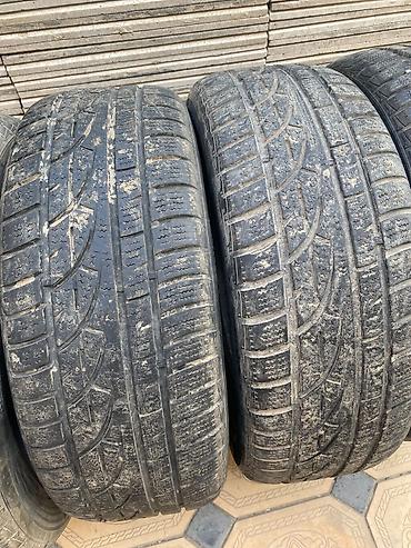 aeolus e70: Шины 215 / 55 / R 17, Зима, Б/у, Комплект, Легковые, Hankook — 1