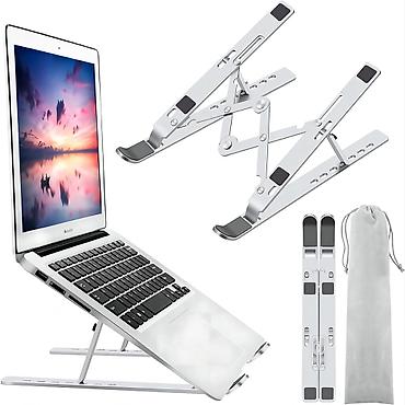 notebook cantası: Salam Noutbuk Altlığı Yüngül və Portativ Alüminium Laptop Stendi – — 2