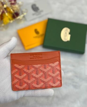 Картхолдеры: Катрхолдер Goyard качество люкс изготовлен строго из овечей кожи