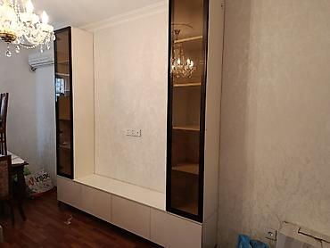 Mebel dəsti – TV stendi və vitrinin kombinasiyası - Dizayn