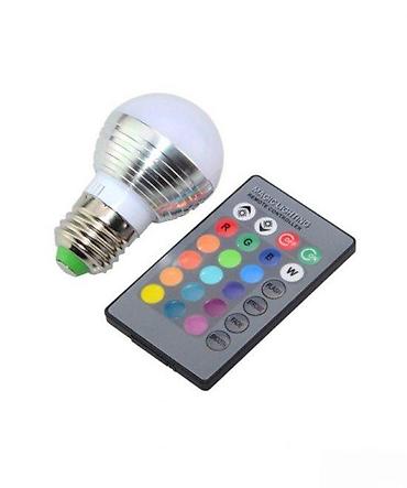 gobleni katalog: LED SIJALICA E27 220V 16 BOJA SA DALJ. UPRAVLJ. LOPTA | Ova sijalica — 1