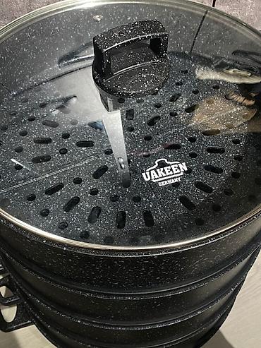 Пароварки: Многоуровневая пароварка UAKEEN VK-30 (Germany) - Диаметр: 32 см - — 6