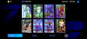 Kolleksiya kartları: EFootball hesabı – güclü komanda və zəngin kart kolleksiyası - — 11