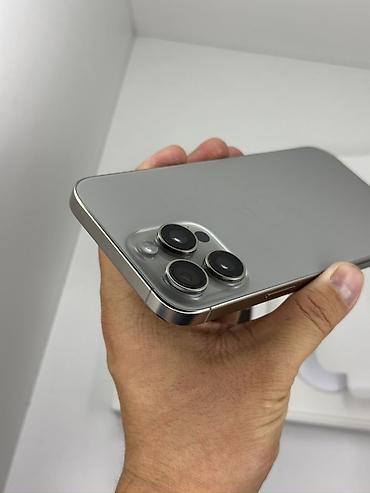 Мобильные телефоны и аксессуары: IPhone 16 Pro Max, Б/у, 256 ГБ, Natural Titanium, Коробка, 92 % — 9
