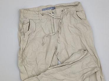 lniane spodnie pull and bear: St. Bernard, Spodnie materiałowe damskie, rozmiar M — 1