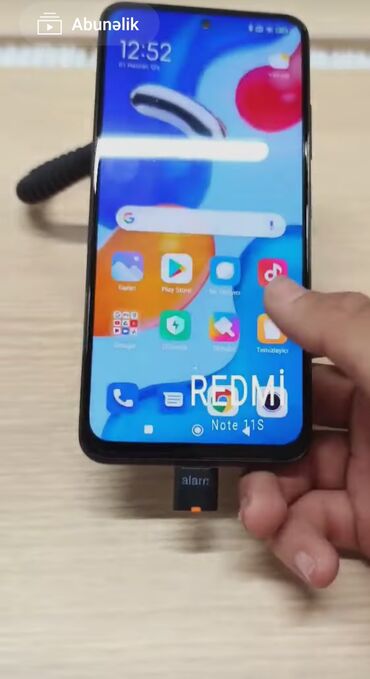 redmi note 7 satilir: Xiaomi Redmi Note 11S, 128 GB, rəng - Qara, 
 Zəmanət, Sensor, Barmaq izi