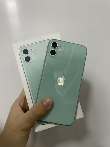 ikinci el iphone telefonlar: IPhone 11, 64 GB, Yaşıl, Face ID