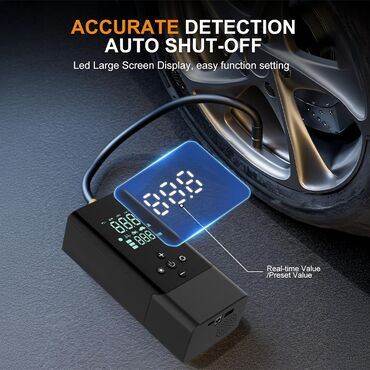 Avtomobil kompressorları və nasosları: Avtomobil üçün çoxfunksiyalı “Jump Starter + Hava Kompressoru” cihazı — 10