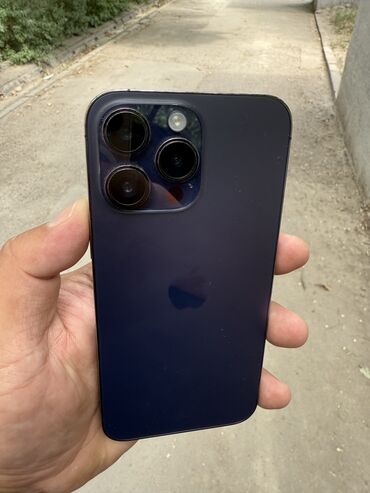 купить бэушные телефоны: IPhone 14 Pro Max, Б/у, 128 ГБ, Deep Purple, 87 %