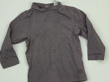 bluzka z chokerem czarna: Bluzka, 6-9 m, stan - Dobry