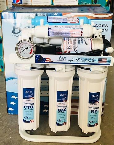 Фильтры для питьевой воды: Фильтр для питьевой воды, Кол-во ступеней очистки: 5, Объем бака: 5 литров, Тип очистки: Система обратного осмоса, Бренд: Другой бренд — 6