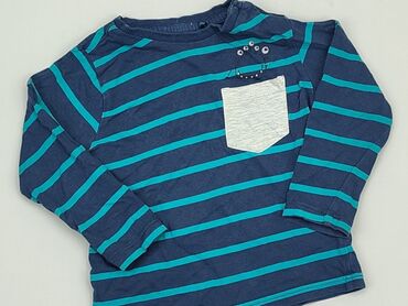 bluzka w paski dla chłopca: Bluza, Cool Club, 12-18 m, stan - Dobry