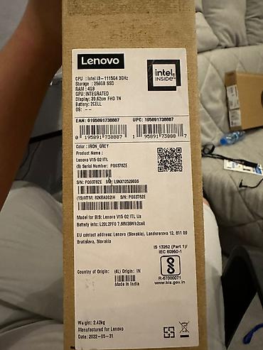 blu ray disk: Lenovo V15 G2 ITL (Core i3 / 256GB SSD / 4GB RAM) Satılır əla — 3