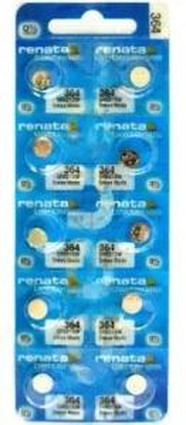 Baterije: Renata 364 (SR621SW) – dugmaste baterije za satove - Tip — 14