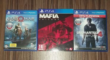 uncharted 1 türkçe dublaj: Mafia trilogy–50azn Uncharted 4(Turkce seslendirme)–20azn God of war