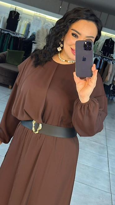 Вечерние платья: Вечернее платье, Длинная модель, Шифон, С рукавами — 11