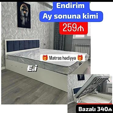 gen: Bazalı yataq dəsti - Ölçü: iki nəfərlik yataq (şəkildəki kimi). - — 1