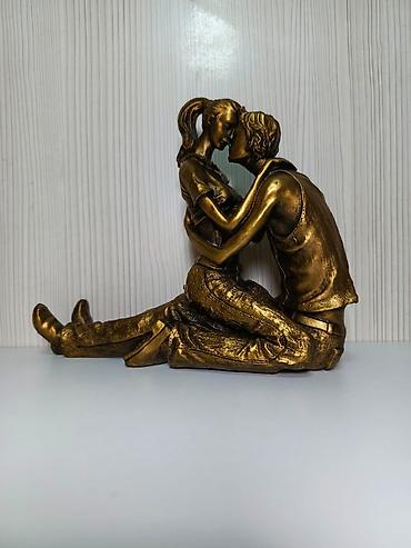 dekor ev: Fiqur, Rezin, rəng - Qızılı — 10