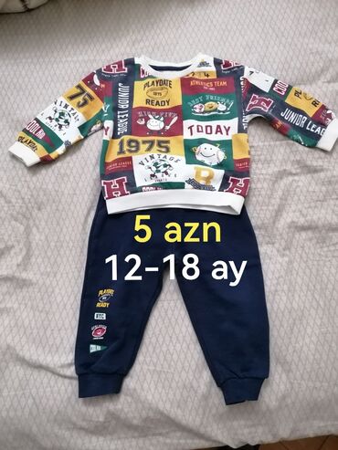 onlayn usaq geyimleri: Комплект, Унисекс, 1 - 2 года