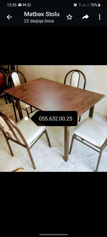 Sifarişlə restoran stulları: Metal, Rusiya, Ödənişli quraşdırma, 3 il zəmanət, Kredit yoxdur -da lalafo.az — 3 Sifarişlə restoran stulları: Metal, Rusiya, Ödənişli quraşdırma, 3 il zəmanət, Kredit yoxdur — 3