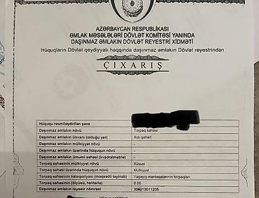 nzs qesebesinde 3 otaqli ev type 1: 6 sot, Tikinti, Kupça (Çıxarış) — 1