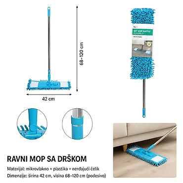 KMT Chenille Mop od nerđajućeg čelika – plavi (SKU: 3280260, EAN: ) -