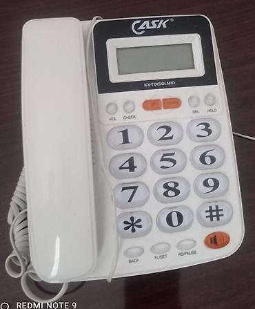 simden sime kontur göndermek: CASK KX-T0150LMID masaüstü telefon - Rəqəmsal ekran: zəng edən nömrə — 1