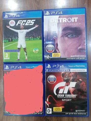 xbox 360 disk: PlayStation 4 üçün müxtəlif janrlarda altı oyun diskindən ibarət
