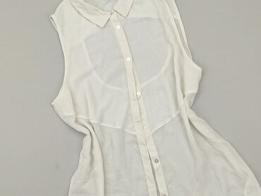 białe ażurowe bluzki: Blouse, H&M, S (EU 36), condition - Good