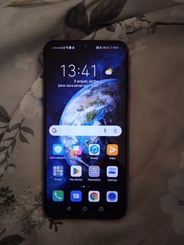 Huawei 8C, 64 ГБ, цвет - Синий, Отпечаток пальца