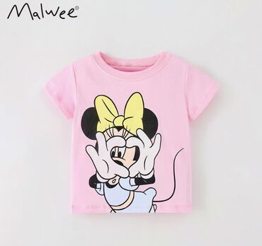 футболка с принтом: Детский топ, рубашка, цвет - Розовый, Новый