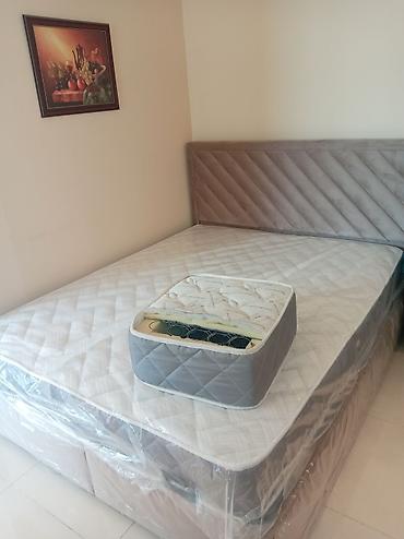 Ortopedik yaylı döşək və başlıqlı baza dəsti - Dəst tərkibi: yumşaq — 1