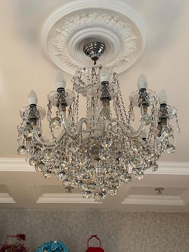 ucuz cilciraqlar: Çılçıraq, 10 və daha çox lampa, Xrustal — 5