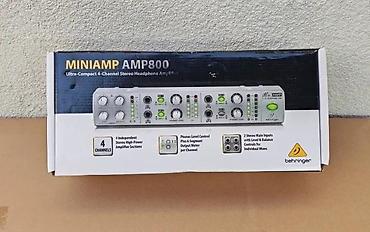 Pojačala i prijemnici: BEHRINGER MINI AMP AMP800 POJAČALO ZA SLUŠALICE | Slanje po dogovoru — 3