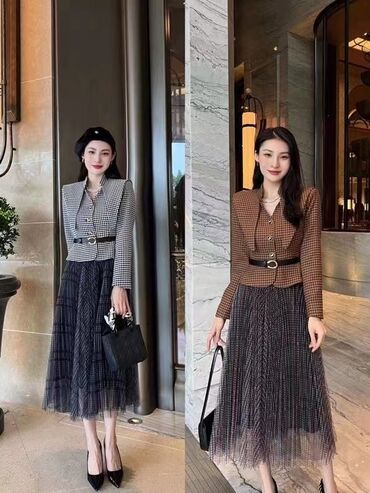 длинный пиджак: Повседневное платье, Китай, Осень-весна, Длинная модель, Платье-пиджак, XL (EU 42)