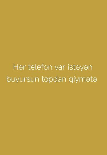 telefon alisi ve satisi: Məhsul/xidmət: Mobil telefonların topdan satışı Təsvir: - “Hər — 1