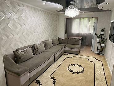 3 бөлмө, 58 м², 7-мкр 104-серия, 1 кабат, Евро оңдоо