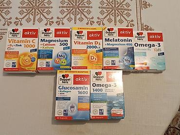 d3: Doppelherz “aktiv” qida əlavələri dəsti Məhsullar: - Vitamin C 1000 + — 1