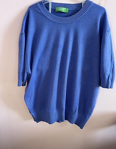 oversize: Sviter, Benetton, M, rəng - Mavi — 2